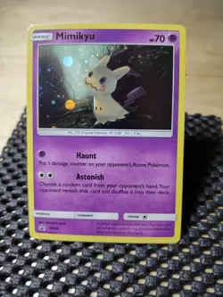 Pokemon Mimikyu GX Full Art 206/214 & SM29 Holo Rare - Lightly Played/NM - Image 4