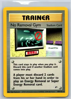 No Removal Gym 103/132 Rare Gym Heroes Pokemon Unlimited NM/M 623b-49 - Image 1
