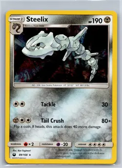 Steelix 89/168 Holo Rare Celestial Storm Pokemon Holo NM/M 623d-5 - Image 1
