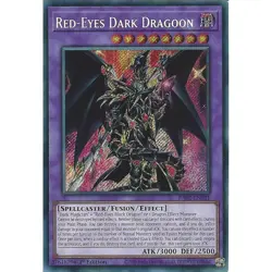 Yugioh Red-Eyes Dark Dragoon RA02-EN021 Secret Rare 1st Edition - Image 1