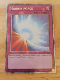 Yu-Gi-Oh! TCG - Mirror Force (RA03-EN116) - Platinum Secret Rare - Image 1