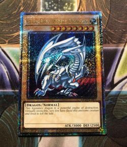 Yu-Gi-Oh! Blue-Eyes White Dragon MP24-EN001 1st Ed Quarter Century Secret Rare - Image 1