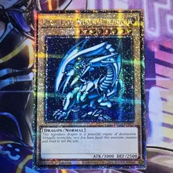 Yu-Gi-Oh! Blue-Eyes White Dragon MP24-EN001 1st Ed Quarter Century Secret Rare - Image 2