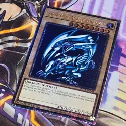 Yu-Gi-Oh! Blue-Eyes White Dragon MP24-EN001 1st Ed Quarter Century Secret Rare - Image 3