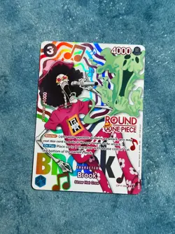Round 1 One Piece Brook English Promo OP11-056 English - Image 1