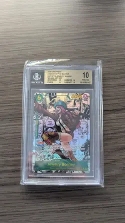OP12-118 Manga Rare Bonney BGS 10 Pristine One Piece TCG - Image 1