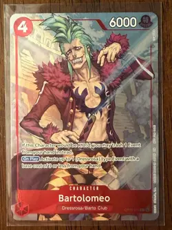 Bartolomeo (Dash Pack) OP15-014 One Piece Adventure on Kami's Island - RARE NM - Image 1