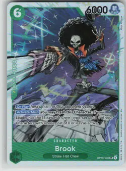 One Piece Brook () Foil SR Adventure on Kami's Island OP15-032 NM - Image 1