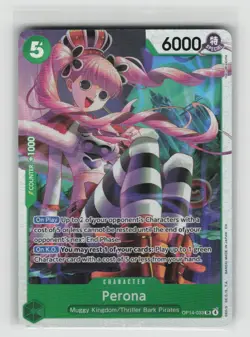 One Piece Perona - Foil SR The Azure Sea's Seven OP14-033 NM - Image 1