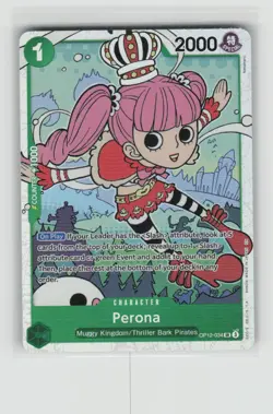 One Piece Perona Foil SR Legacy of the Master OP12-034 NM - Image 1