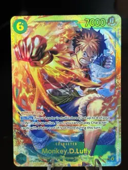 One Piece TCG Monkey D. Luffy OP13-118 SEC Secret Rare Carrying On His Will - Image 1
