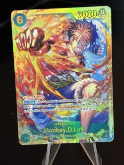One Piece TCG Monkey D. Luffy OP13-118 SEC Secret Rare Carrying On His Will - Image 4