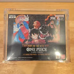 ONE PIECE EMPERORS IN THE NEW WORLD ENGLISH BOOSTER BOX OP-09 Sealed with Case - Image 1