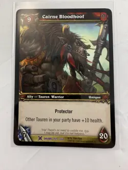 Cairne Bloodhoof EPIC World of Warcraft TCG WOW - Image 1
