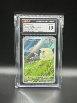 Pokemon TCG Hop's Wooloo 170/159 Journey Together Holo - Graded CGC 10 GEM MINT - Image 1