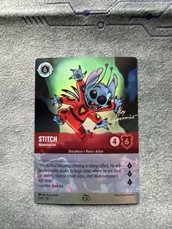 Stitch Abomination (Alternate Art) 21/P1 D100 Foil Promo NM Disney Lorcana - Image 1