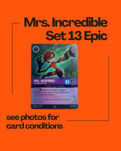 Mrs. Incredible Created by the Vine 213/207 Epic Foil LP Disney Lorcana - Image 1