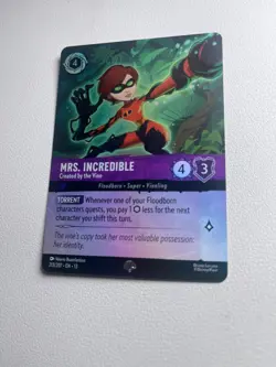 Mrs. Incredible Created by the Vine 213/207 Epic Foil LP Disney Lorcana - Image 3