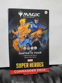 Magic the Gathering: MARVEL Super Heroes Commander Deck! The Fantastic Four! NEW - Image 1