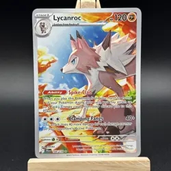Lycanroc 166/159 Illustration Rare Journey Together Pokemon Card 2025 - Image 2