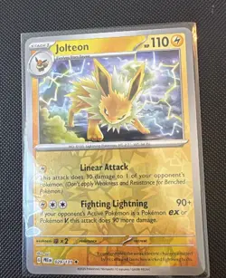 Jolteon 029/131 Reverse Holo NM Pokemon Card Prismatic Evolutions - Image 1