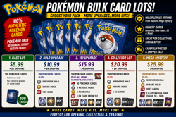 Pokemon Cards Lot 100 Bulk Cards Holo EX 151 Choose Pack Rare Mystery Lot - Image 2
