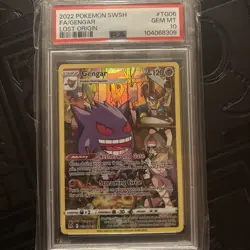 2022 Pokemon SWSH Full Art Gengar TG06/TG30 Lost Origin PSA 10 - Image 1