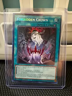Konami Forbidden Crown BPRO-EN067 1st Ed Secret Rare Foil Spell Card - Image 1