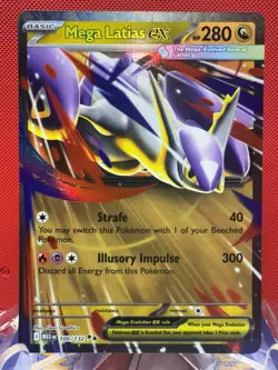 Mega Latios ex 100/132 Mega Evolutions Pokemon Card TCG NM #508 - Image 1