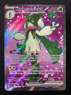 Meowscarada ex 231/193 Holo Ultra Rare - S&V Paldea Evolved - Pokemon TCG Card - Image 1