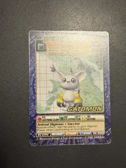 Digimon Gatomon BO-136 Holo Digi-Battle Series 3 Card 2000 - Image 3