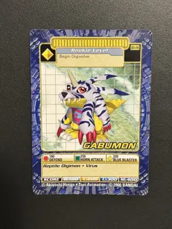 Digimon Digi Battle Gabumon Bo-116 Series 3 Bandai 2000 Card - Image 1