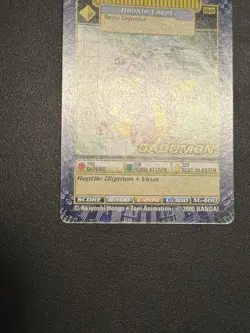 Digimon Digi Battle Gabumon Bo-116 Series 3 Bandai 2000 Card - Image 4