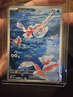 Goldeen 087/084 NM Pitch Black Illustration Rare 2026 English Pokemon Card - Image 1