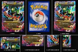 Pokemon TCG Roaring Skies Ultra Holo Rare Card M Rayquaza EX 61/108 LP Condition - Image 3