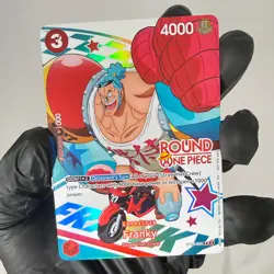 One Piece x Round 1 Collab FRANKY ST21-011 ENGLISH Promo Card - Image 3