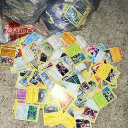 Pokemon Bulk Mixed Card Lot 3 bags full Japanese and English cards and clay 1s - Image 2