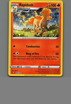 Rapidash Holo Classic Collection Trading Card Game Classic 005/034 NM Rapidash R - Image 1