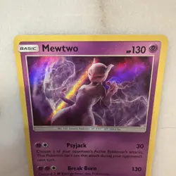 Pokemon TCG Mewtwo Detective Pikachu Holo Card 12/18 NM Condition - Image 3