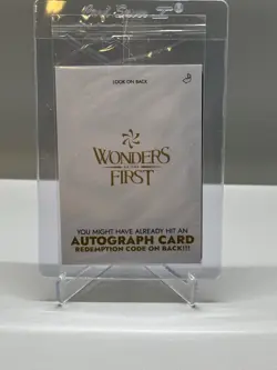 Wonders Of The First Sealed Promo Card 2026 PSA April Exclusive - Image 1