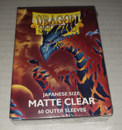 Dragon Shield Japanese Size Outer 60 Card Sleeves CLEAR MATTE New - Image 1