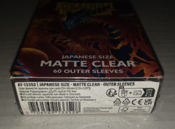 Dragon Shield Japanese Size Outer 60 Card Sleeves CLEAR MATTE New - Image 3