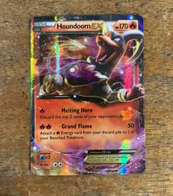 Houndoom EX 21/162 BREAKthrough Ultra Rare Holo Pokemon Card - Image 1