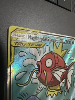 Magikarp & Wailord GX 161/181 Ultra Rare Team Up Pokemon Holo Moderately Played+ - Image 3