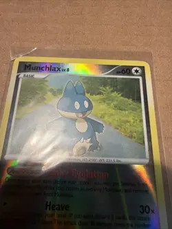 Pokemon Munchlax 33/130 Diamond and Pearl Reverse Holo - Image 4