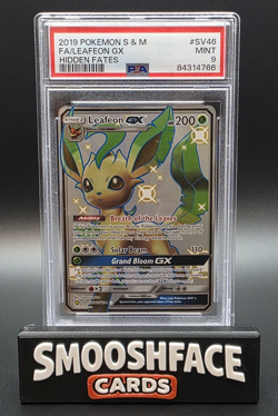 Pokemon Leafeon GX Full Art Holo Hidden Fates SV46/SV94 PSA 9 200 HP - Image 1