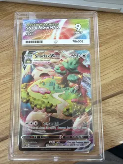 Pokemon TCG Snorlax VMAX Holo Ultra Rare Card 142/202 Ace 9 - Image 1