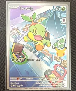Turtwig 040 Promo Holo NM Pokemon Card Mega Evolution Promo - Image 1