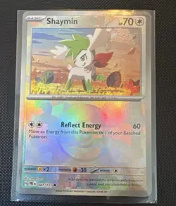 Shaymin (Poke Ball Pattern) 087/131 Holo NM Pokemon Card Prismatic Evolutions - Image 1