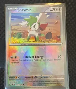 Shaymin (Poke Ball Pattern) 087/131 Holo NM Pokemon Card Prismatic Evolutions - Image 2